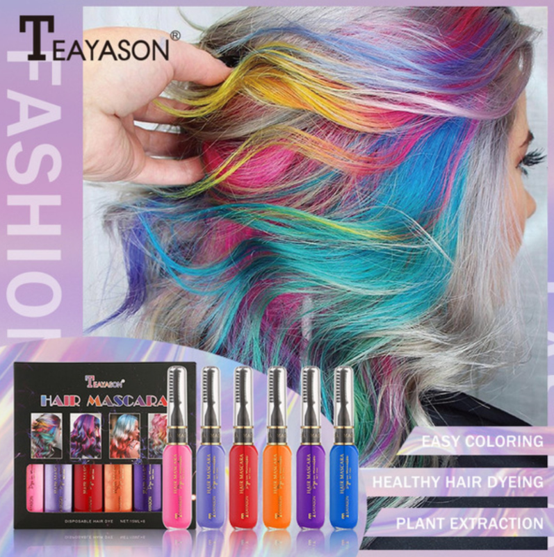 Cross Border Hair Color 1Box 6Color Pack 1299TK